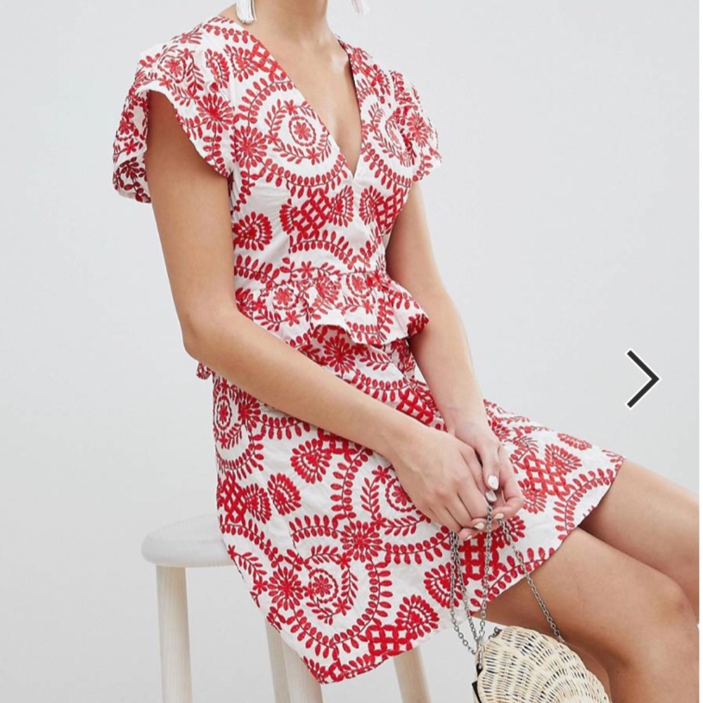 Embroidered Broiderie Dress